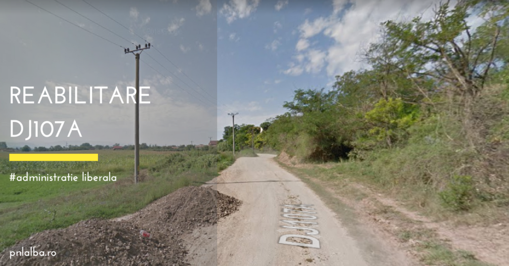 infrastructură rutieră: DJ107 A