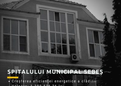 Secția de boli contagioase a Spitalului Municipal Sebeș beneficiază de investiții din fonduri europene!