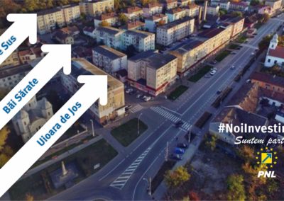 Administrația liberală continuă și în acest început de toamnă proiectele de modernizare a orașului Ocna Mureș