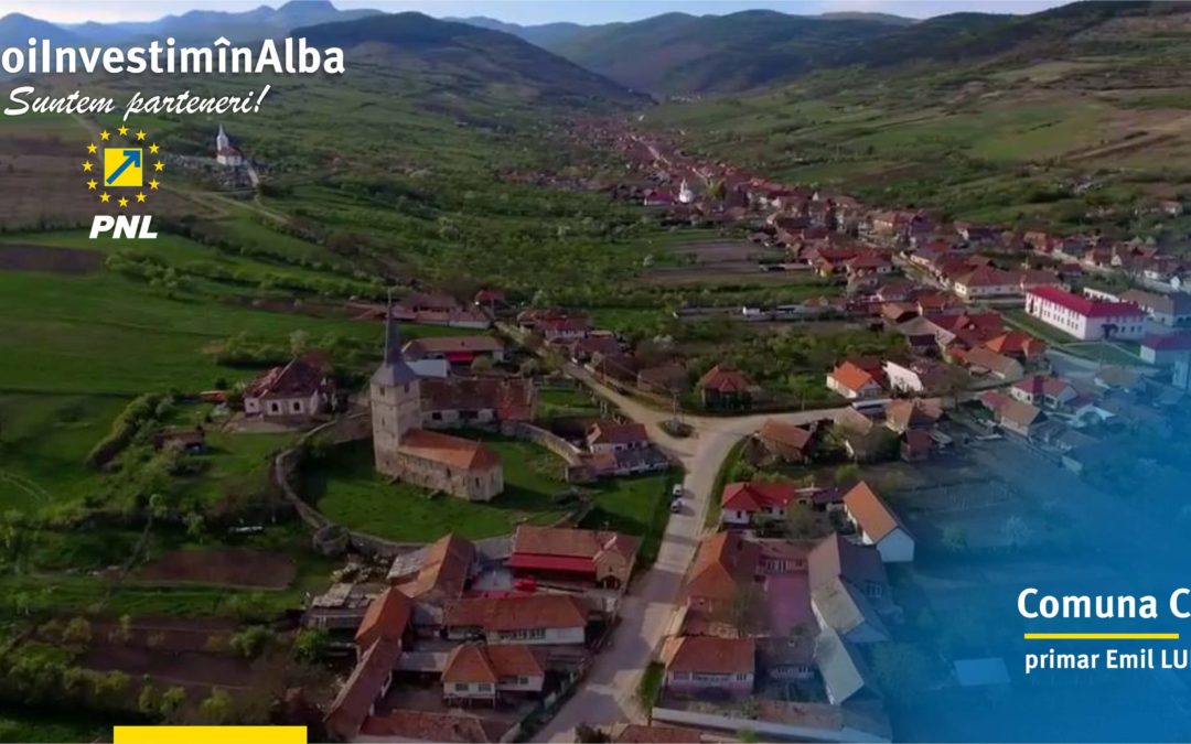 Comuna Cricău: își continuă procesul de dezvoltare indiferent de condiții