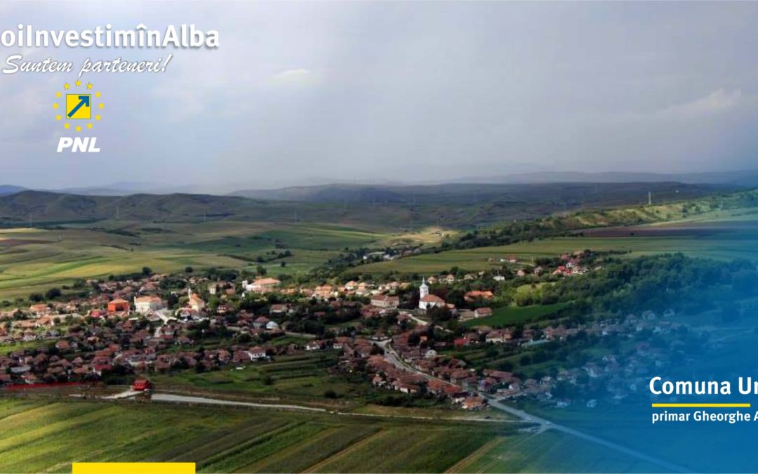 Comuna Unirea: investiții în infrastructura rutieră, rețele de apă uzată, bază sportivă în 2018