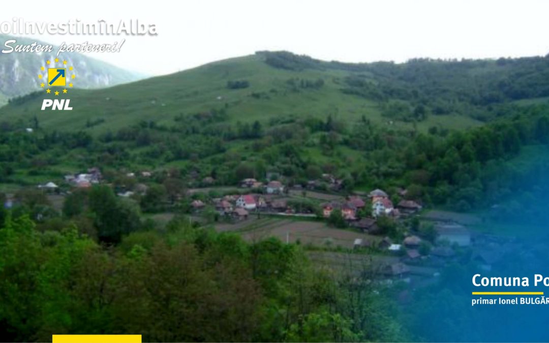 Comuna Poșaga: zeci de kilometri de drumuri sătești și forestiere reabilitate în 2018
