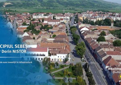 Municipiul Sebeș: 10 milioane de euro pentru investiții în infrastructură