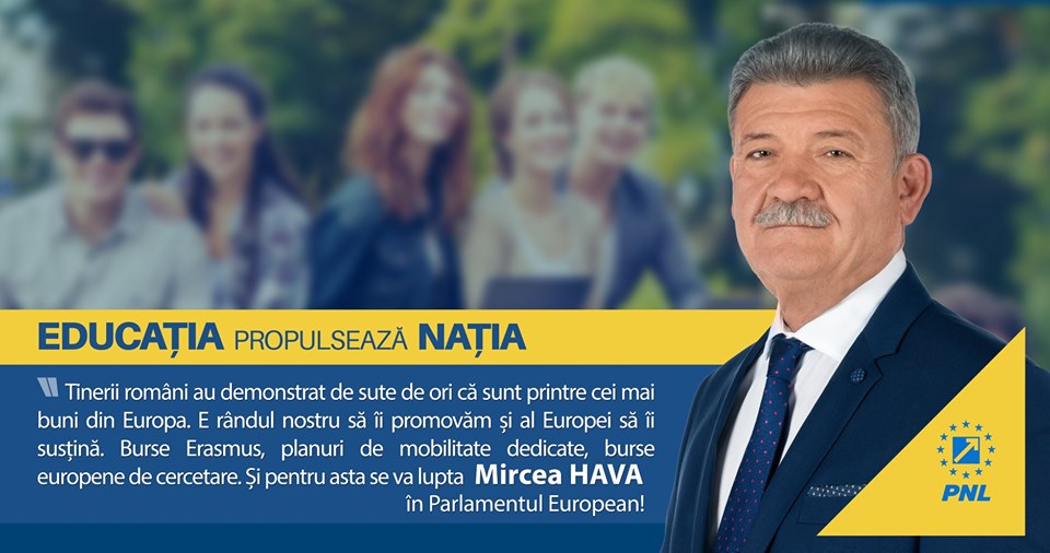 Mircea Hava, candidat europarlamentare: EDUCAȚIA propulsează NAȚIA