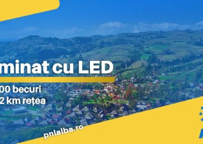 Iluminatul stradal din comuna Bistra se modernizează