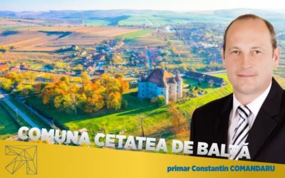 Constantin Comandaru: În ultimii 4 ani am reușit îmbunătățirea condițiilor de viață în comuna Cetatea de Baltă