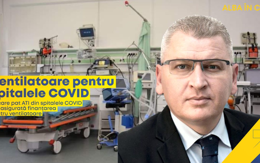 Florin Roman, liderul deputaților PNL: Fiecare pat ATI din spitalele COVID are asigurată finanțarea pentru ventilatoare