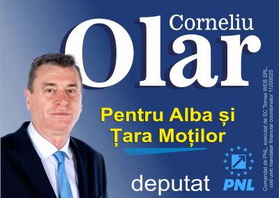 Corneliu Olar a făcut și va face ce trebuie pentru Alba și Țara Moților