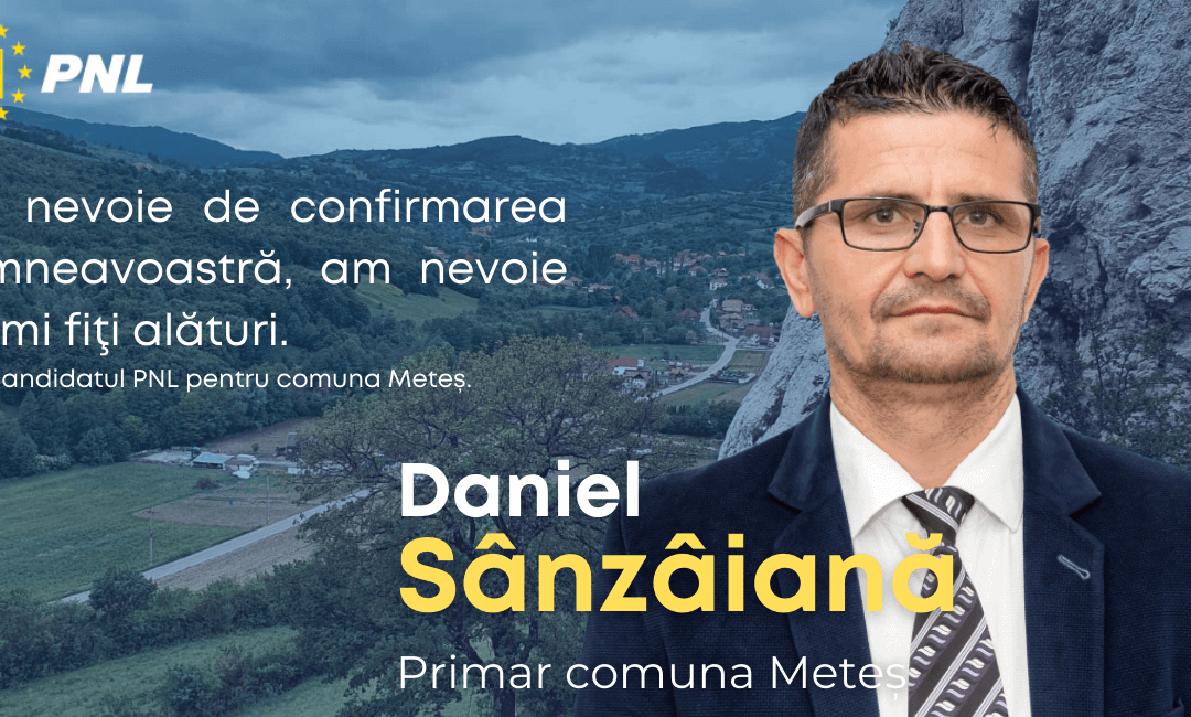 Daniel Sânzâiană: Am nevoie de confirmarea dumneavoastră, am nevoie să îmi fiţi alături