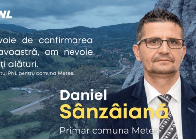 Daniel Sânzâiană: Am nevoie de confirmarea dumneavoastră, am nevoie să îmi fiţi alături