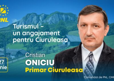 Cristian Oniciu: Turismul – un angajament pentru Ciuruleasa